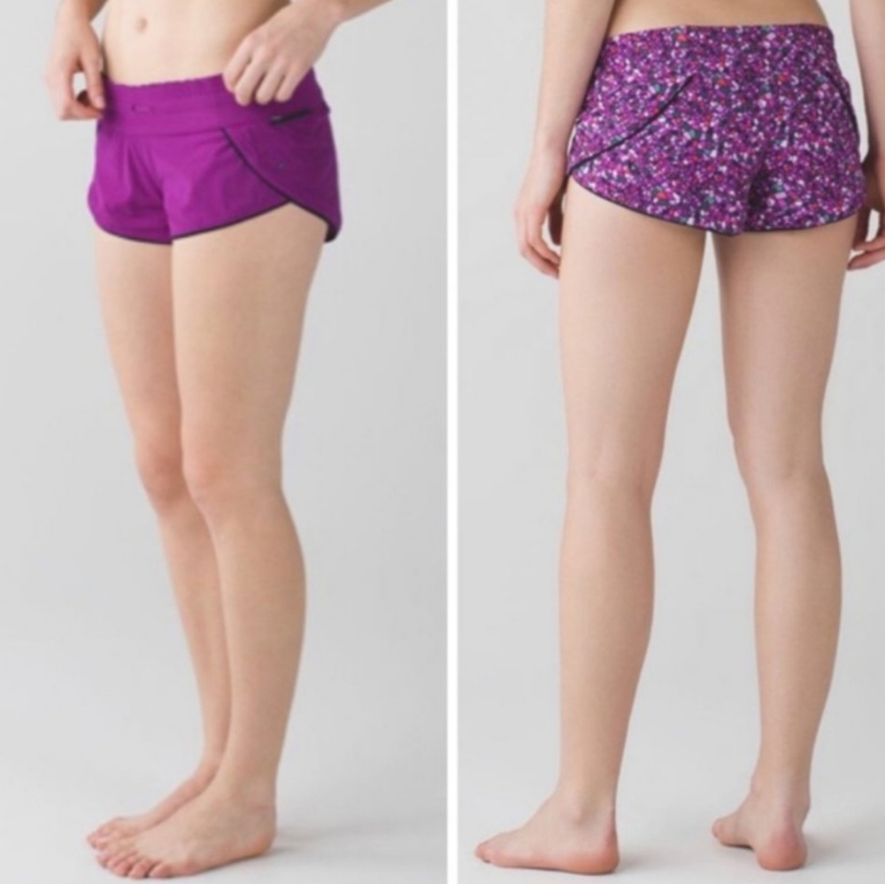 Lululemon Surf Short II Paradise Camo Multi/Regal Plum Size 8